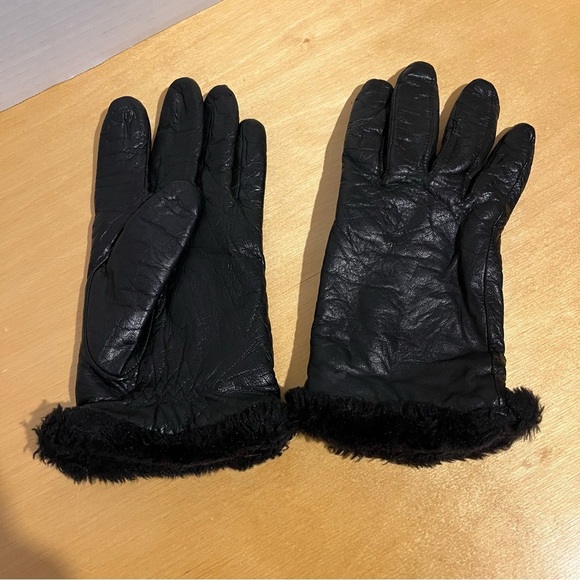 Accessories - Black Leather Thinsulate Gloves Women’s Size XL Winter Fashion